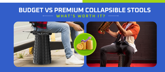 Promotional Banner for Budget vs Premium collapsible stools