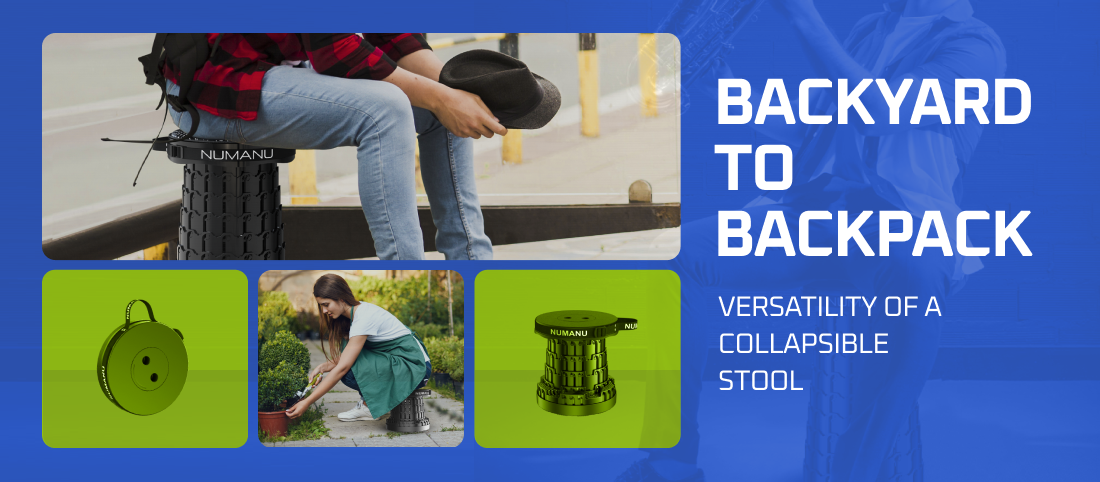 Versatility of a Collapsible Stool
