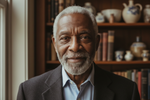 older aged elder man - african american